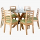 Comedor Jas-Venecia con 6 sillas