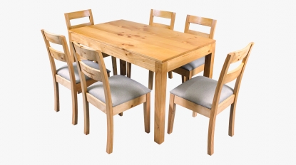 Comedor Lineal-Paola con 6 sillas