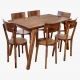 Comedor Vintage con 6 sillas