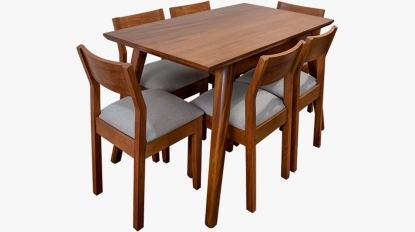 Comedor Vintage con sillas Benjamín Tornillo
