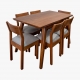 Comedor Vintage con sillas Benjamín Tornillo