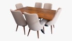 Comedor Mesa JAS con sillas Romina