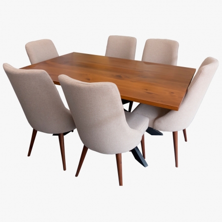 Comedor Mesa JAS con sillas Romina