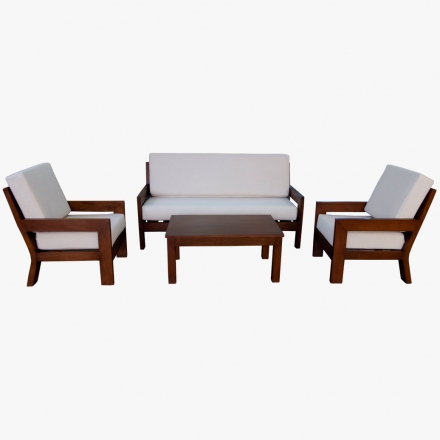 Living 3-1-1 con Mesa Oscuro